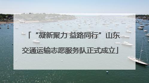 “凝新聚力 益路同行”山东交通运输志愿服务队正式成立