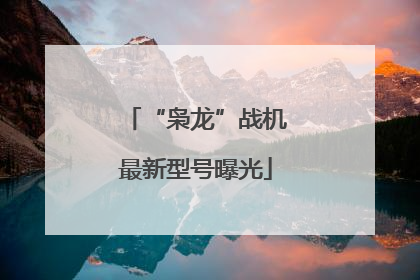 “枭龙”战机最新型号曝光