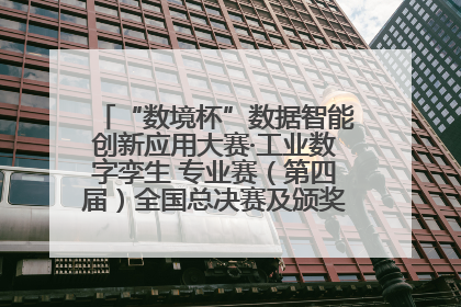 “数境杯”数据智能创新应用大赛·工业数字孪生 专业赛（第四届）全国总决赛及颁奖典礼成功举办