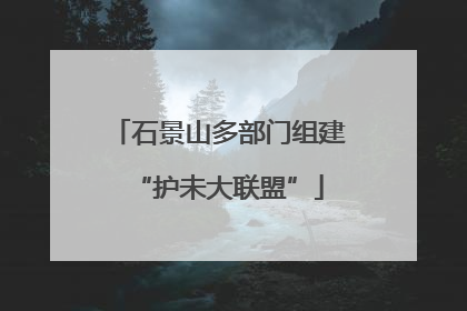 石景山多部门组建“护未大联盟”