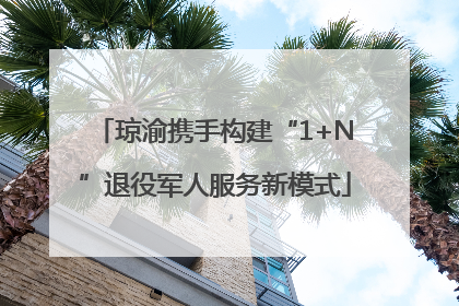 琼渝携手构建“1+N”退役军人服务新模式