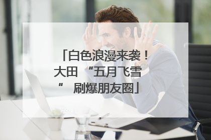 白色浪漫来袭！大田 “五月飞雪” 刷爆朋友圈