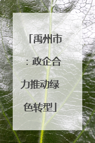 禹州市：政企合力推动绿色转型