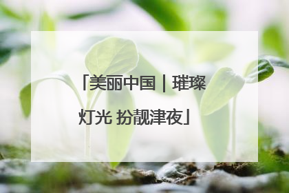 美丽中国｜璀璨灯光 扮靓津夜
