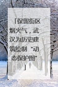 保留街区烟火气，武汉为历史建筑绘制“动态保护图”