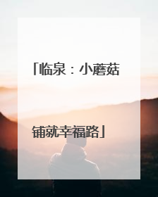 临泉：小蘑菇铺就幸福路