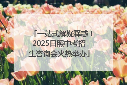 一站式解疑释惑！2025日照中考招生咨询会火热举办