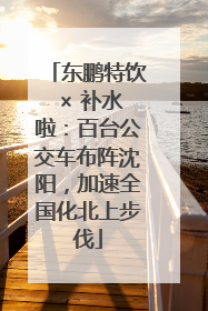东鹏特饮 × 补水啦：百台公交车布阵沈阳，加速全国化北上步伐