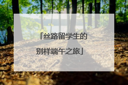 丝路留学生的别样端午之旅