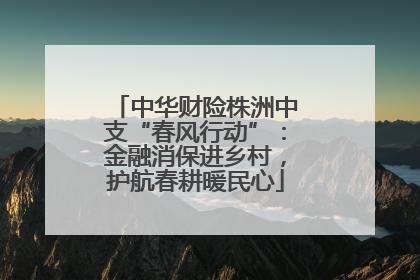 中华财险株洲中支“春风行动”：金融消保进乡村，护航春耕暖民心
