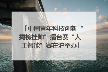 中国青年科技创新“揭榜挂帅”擂台赛“人工智能”赛在沪举办