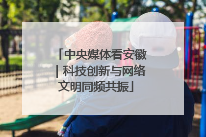 中央媒体看安徽｜科技创新与网络文明同频共振