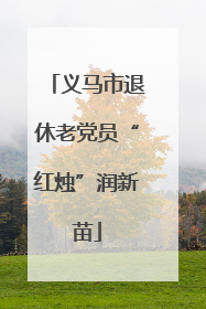 义马市退休老党员“红烛”润新苗