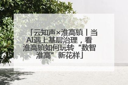 云知声×淮高镇丨当AI遇上基层治理，看淮高镇如何玩转“数智淮高”新花样