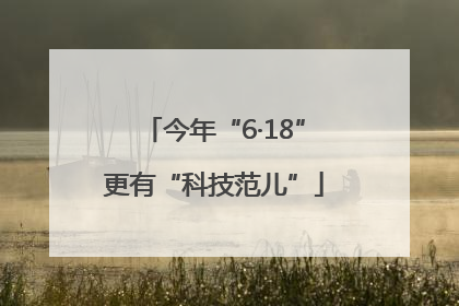 今年“6·18”更有“科技范儿”