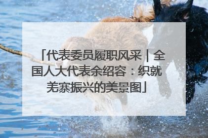 代表委员履职风采｜全国人大代表余绍容：织就羌寨振兴的美景图