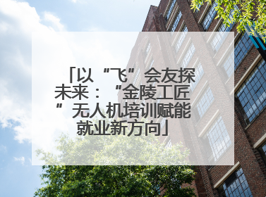 以“飞”会友探未来：“金陵工匠”无人机培训赋能就业新方向