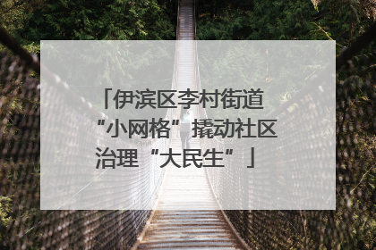 伊滨区李村街道 “小网格”撬动社区治理“大民生”