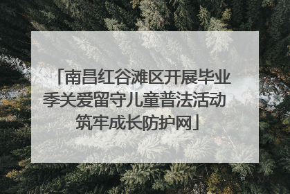 南昌红谷滩区开展毕业季关爱留守儿童普法活动 筑牢成长防护网