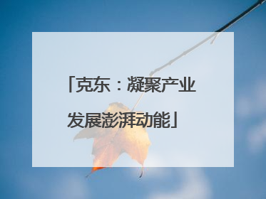 克东：凝聚产业发展澎湃动能