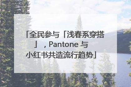全民参与「浅春系穿搭」，Pantone 与小红书共造流行趋势