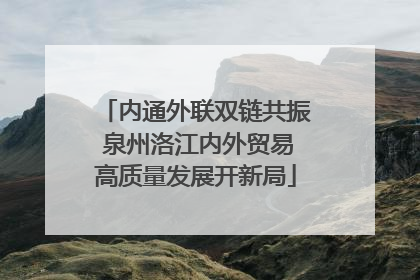 内通外联双链共振 泉州洛江内外贸易高质量发展开新局