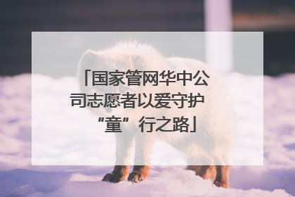 国家管网华中公司志愿者以爱守护“童”行之路