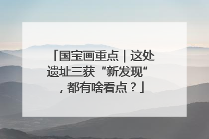 国宝画重点｜这处遗址三获“新发现”，都有啥看点？