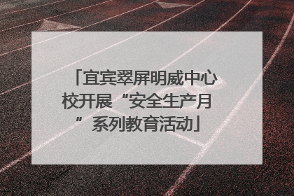 宜宾翠屏明威中心校开展“安全生产月”系列教育活动