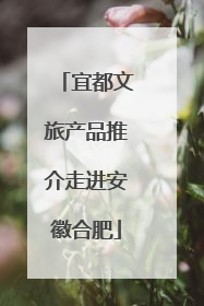 宜都文旅产品推介走进安徽合肥