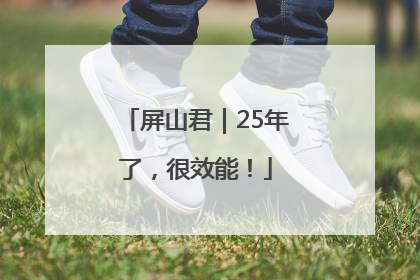 屏山君｜25年了，很效能！