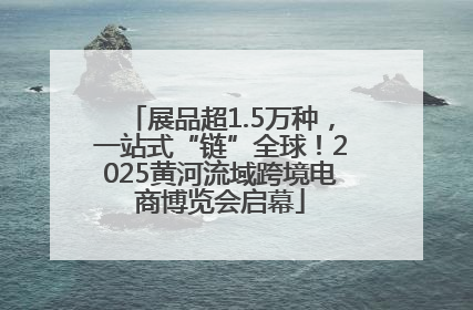 展品超1.5万种，一站式“链”全球！2025黄河流域跨境电商博览会启幕