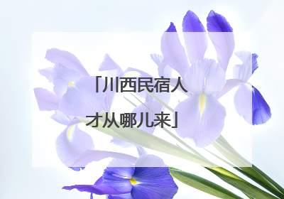 川西民宿人才从哪儿来