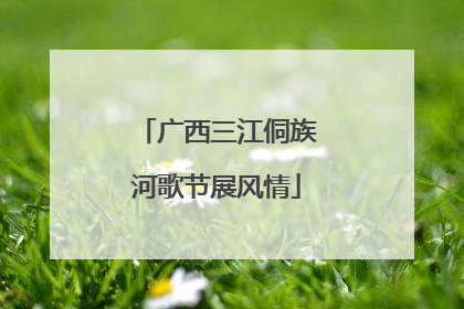 广西三江侗族河歌节展风情