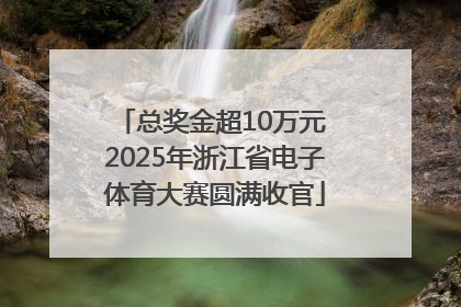 总奖金超10万元 2025年浙江省电子体育大赛圆满收官