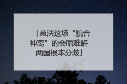 意法这场“貌合神离”的会晤难解两国根本分歧