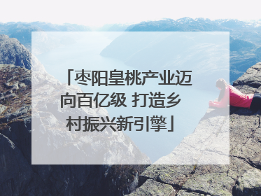 枣阳皇桃产业迈向百亿级 打造乡村振兴新引擎