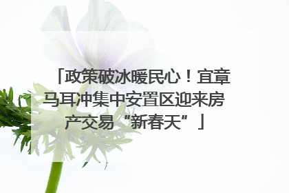 政策破冰暖民心！宜章马耳冲集中安置区迎来房产交易“新春天”