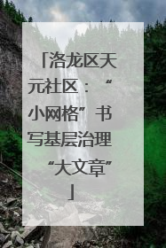 洛龙区天元社区：“小网格”书写基层治理“大文章”