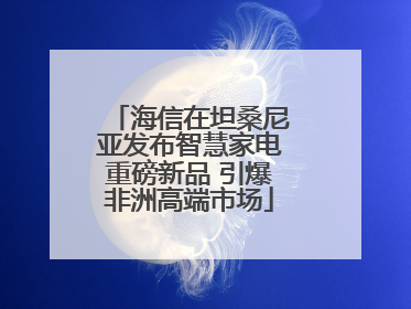 海信在坦桑尼亚发布智慧家电重磅新品 引爆非洲高端市场