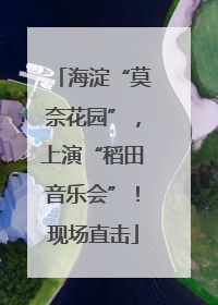 海淀“莫奈花园”，上演“稻田音乐会”！现场直击