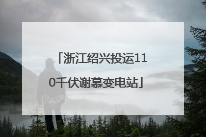 浙江绍兴投运110千伏谢慕变电站