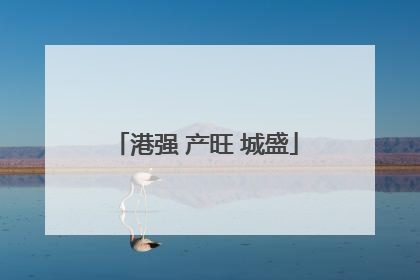 港强 产旺 城盛