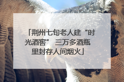 荆州七旬老人建“时光酒窖” 三万多酒瓶里封存人间烟火