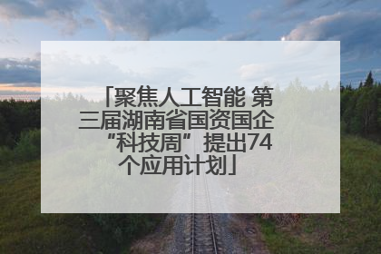 聚焦人工智能 第三届湖南省国资国企“科技周”提出74个应用计划