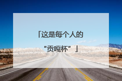 这是每个人的“贡嘎杯”