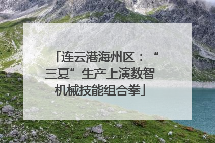 连云港海州区：“三夏”生产上演数智机械技能组合拳