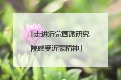 走进沂蒙画派研究院感受沂蒙精神