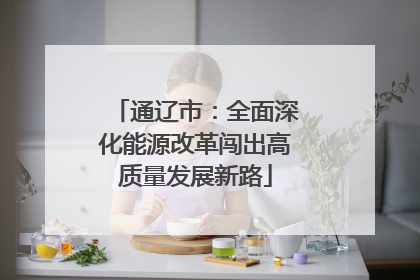 通辽市：全面深化能源改革闯出高质量发展新路