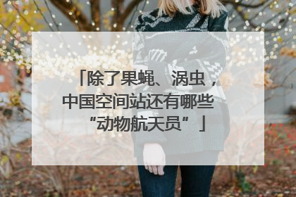 除了果蝇、涡虫，中国空间站还有哪些“动物航天员”